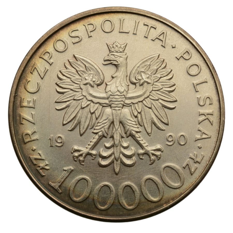 100000 złotych - Solidarność 1980-1990 - typ A
