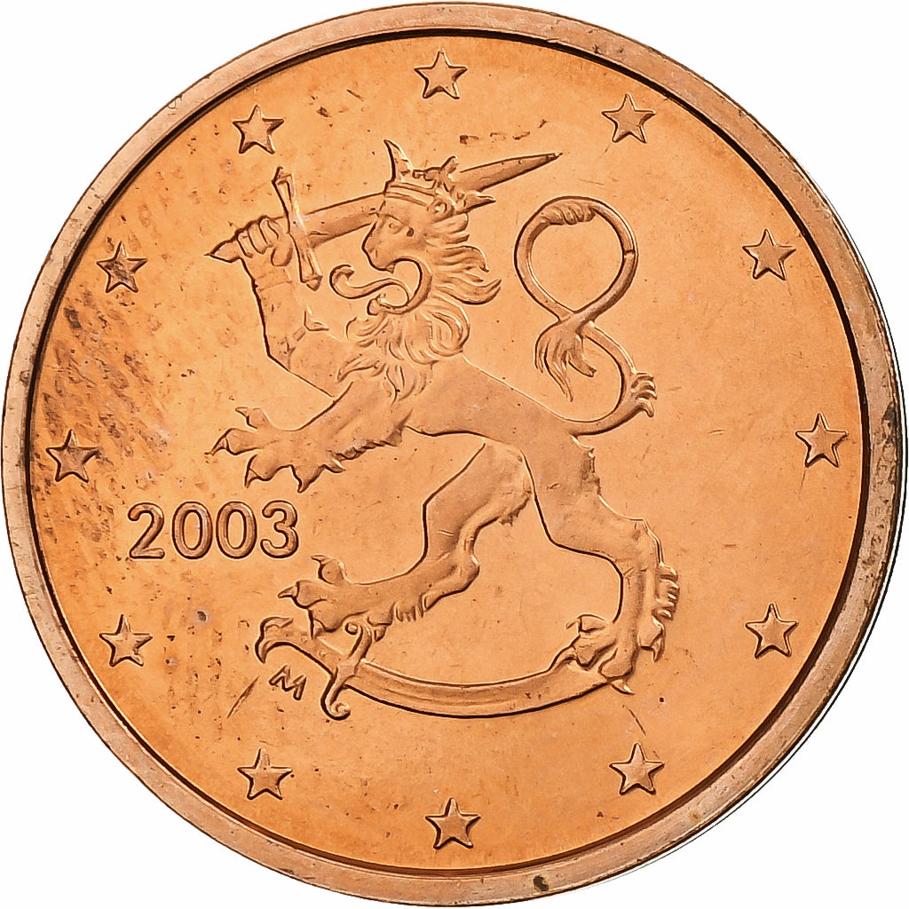 Finlandia,
2 eurocenty,
Nachweisen