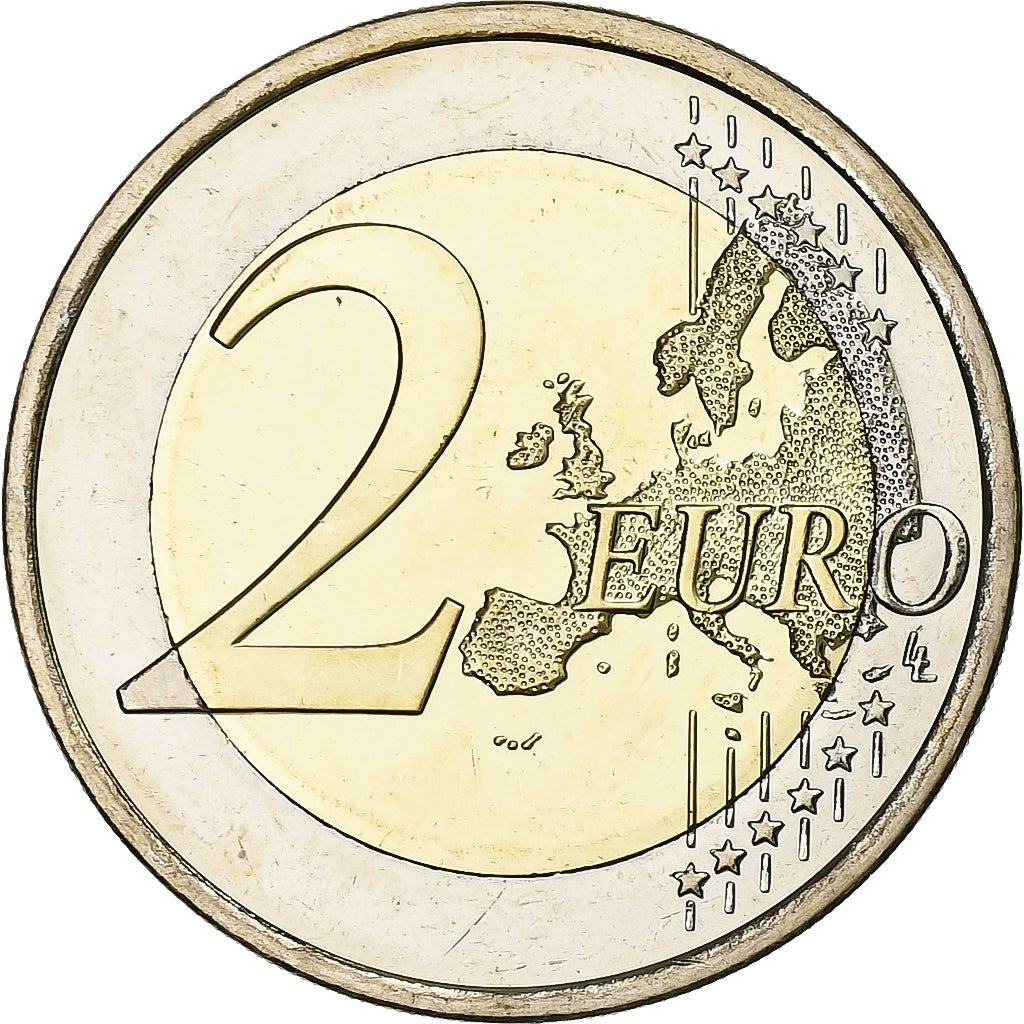 Finlandia,
2 euro,
10 Jahre Euro-Bargeld