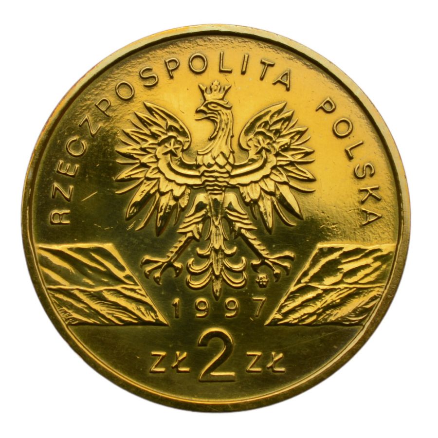 2 złote - Zwierzęta świata - Jelonek Rogacz