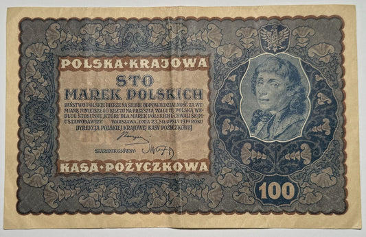 Elegancja i historia: Rzadki banknot 100 marek polskich z 1919 roku