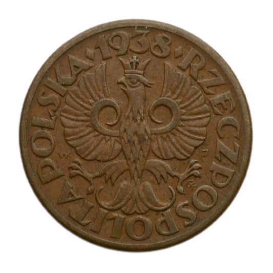 1 grosz 1938 r.