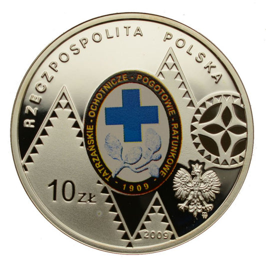 10 złotych - 100. rocznica powstania TOPR