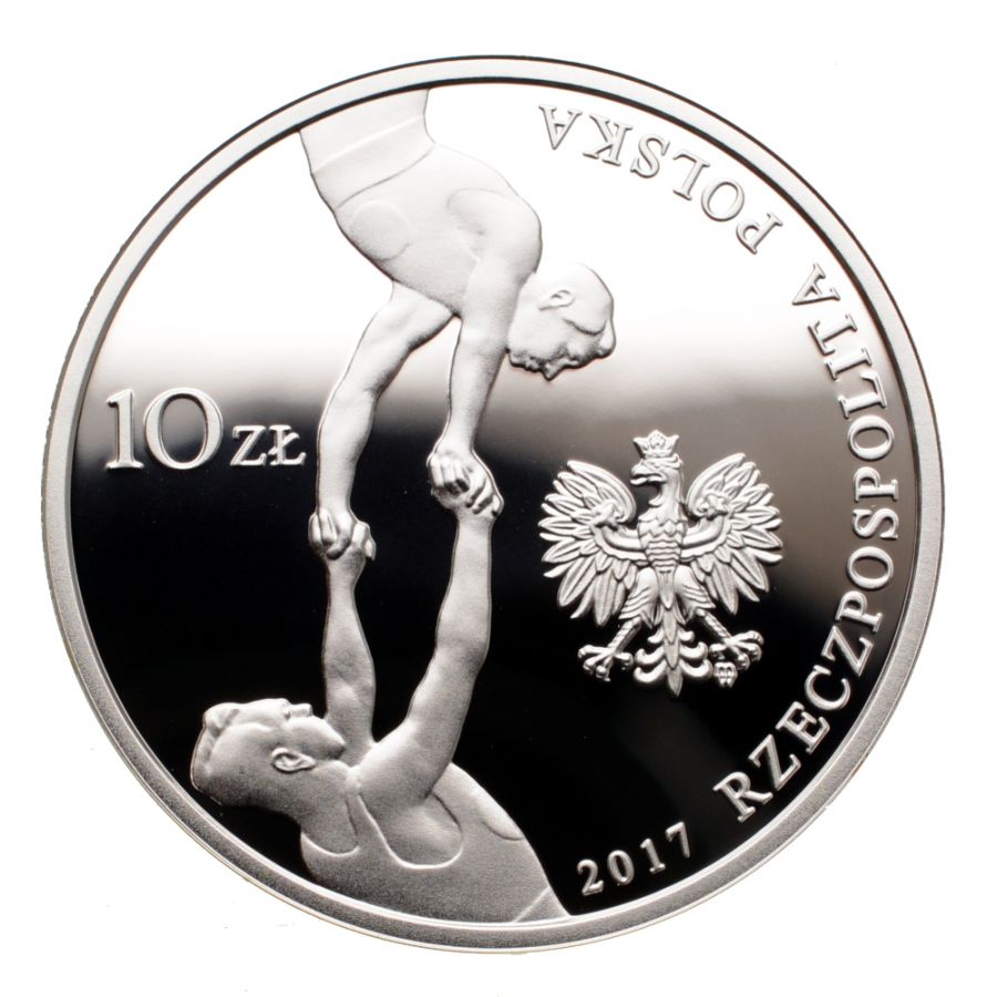10 złotych - 150. rocznica powstania Towarzystwa Gimnastycznego Sokół