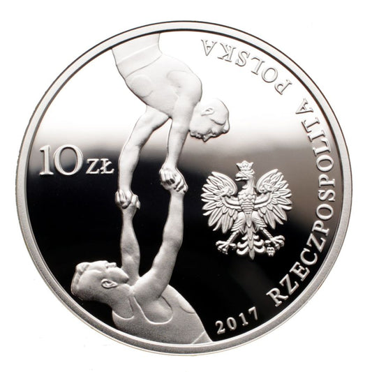 10 złotych - 150. rocznica powstania Towarzystwa Gimnastycznego Sokół