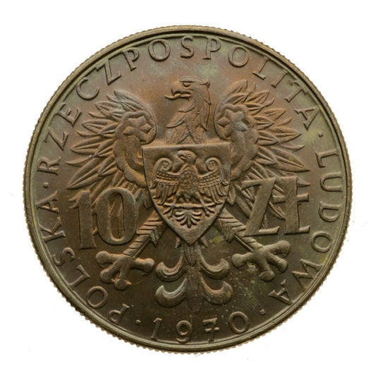 10 złotych 1970 r. - Byliśmy-Jesteśmy-Będziemy (M283)