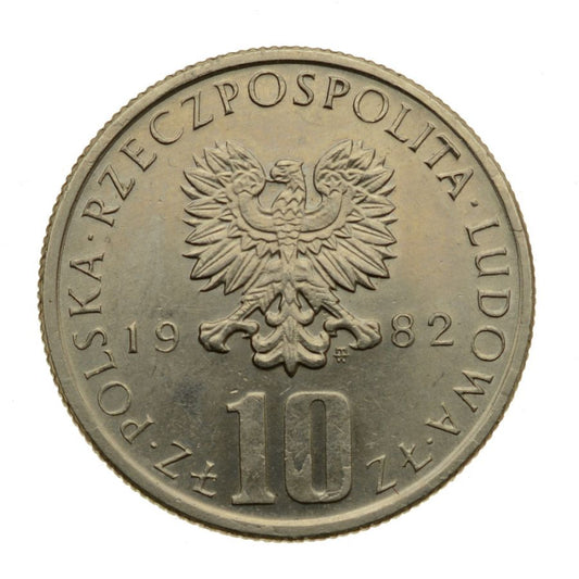 10 złotych 1982 r. - Bolesław Prus (M276)