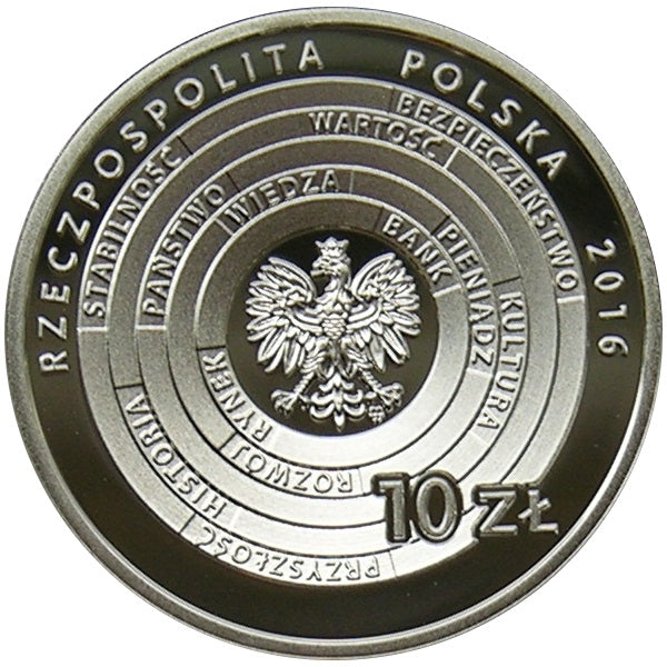 10 złotych - Centrum Pieniądza NBP im. Sławomira Skrzypka