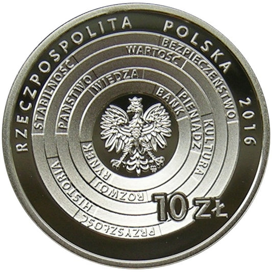 10 złotych - Centrum Pieniądza NBP im. Sławomira Skrzypka