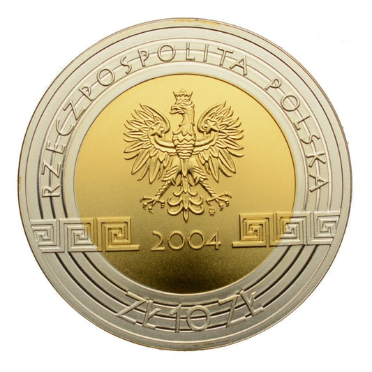 10 złotych - Igrzyska Olimpijskie - Ateny 2004 (platerowana)