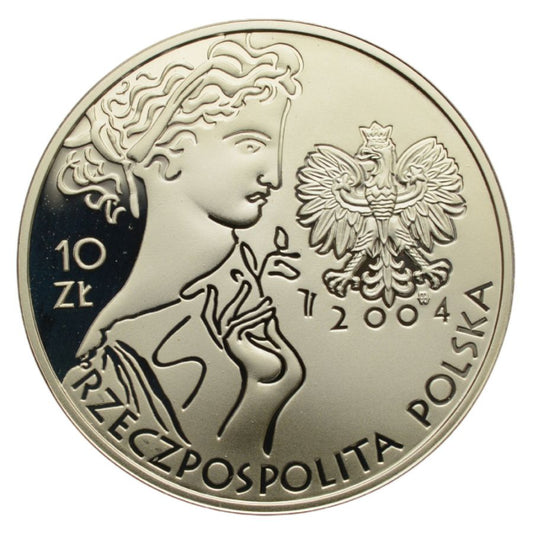 10 złotych - Igrzyska Olimpijskie - Ateny 2004 (srebrna)