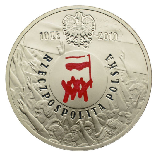 10 złotych - Polski sierpień 1980
