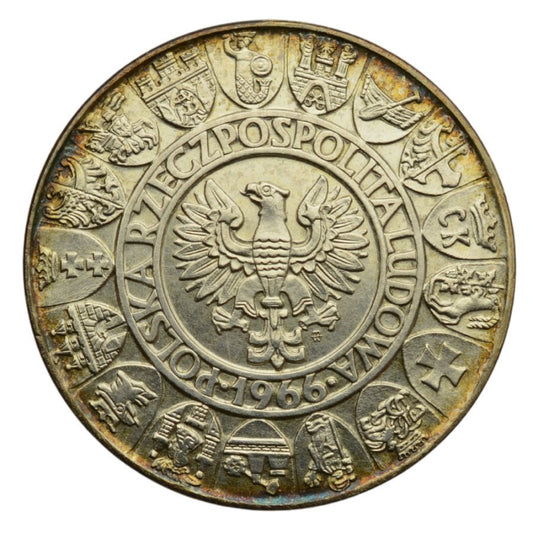 100 złotych 1966 r. - Mieszko i Dąbrówka (2)