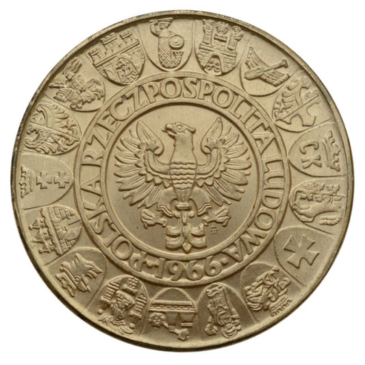 100 złotych 1966 r. - Mieszko i Dąbrówka
