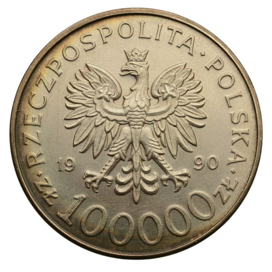 100000 złotych - Solidarność 1980-1990 - typ A