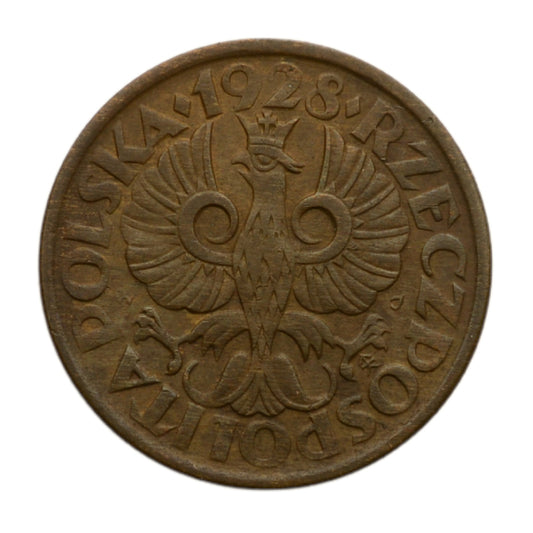 2 grosze 1928 r.