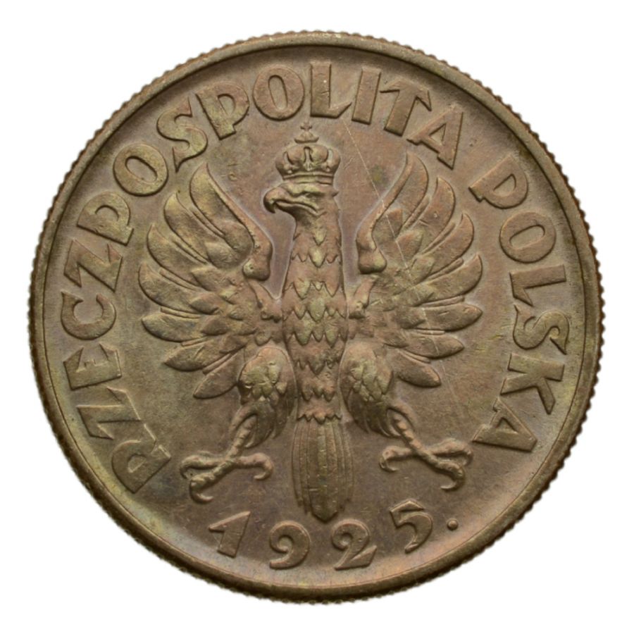 2 złote 1925 r. - Żniwiarka (z kropką) (K12)