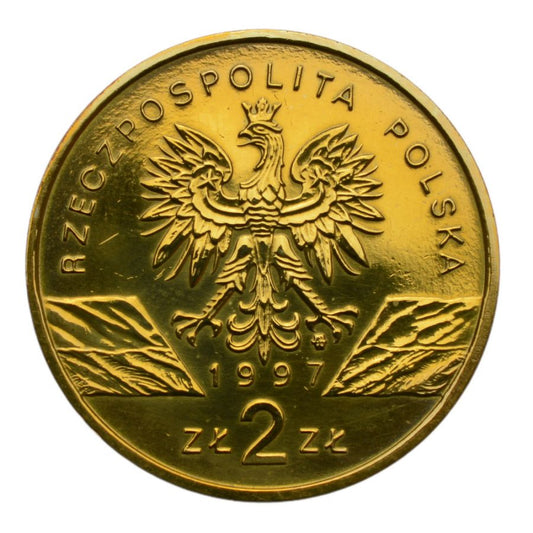 2 złote - Zwierzęta świata - Jelonek Rogacz