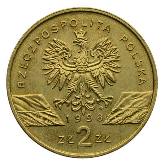 2 złote - Zwierzęta świata - Ropucha Paskówka