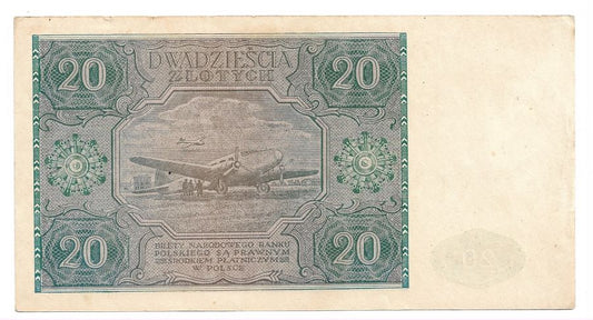 20 złotych 1946 r. - Seria D (K37)