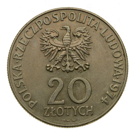 20 złotych 1974 r. - XXV lat RWPG (M629)