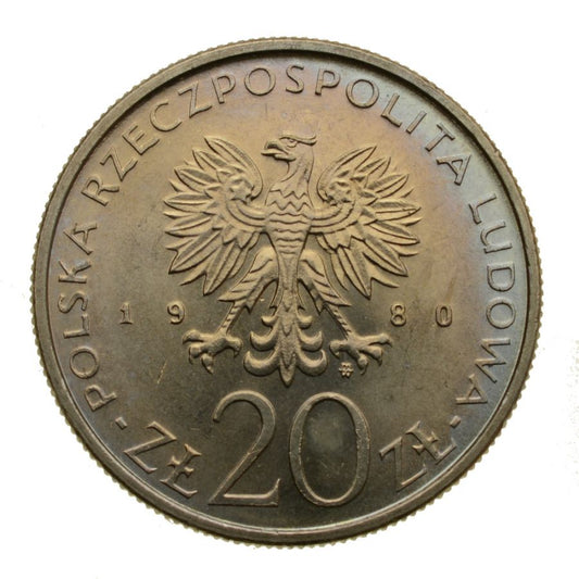 20 złotych 1980 r. - Igrzyska XXII Olimpiady Moskwa (M316)