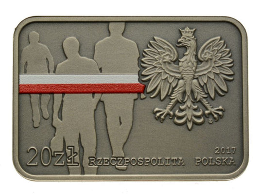 20 złotych - 35. rocznica zrywu antykomunistycznego w Lubinie