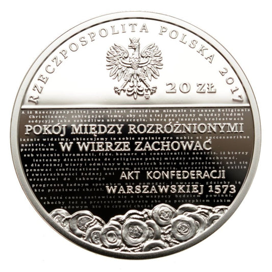 20 złotych - Pięć wieków Reformacji w Polsce