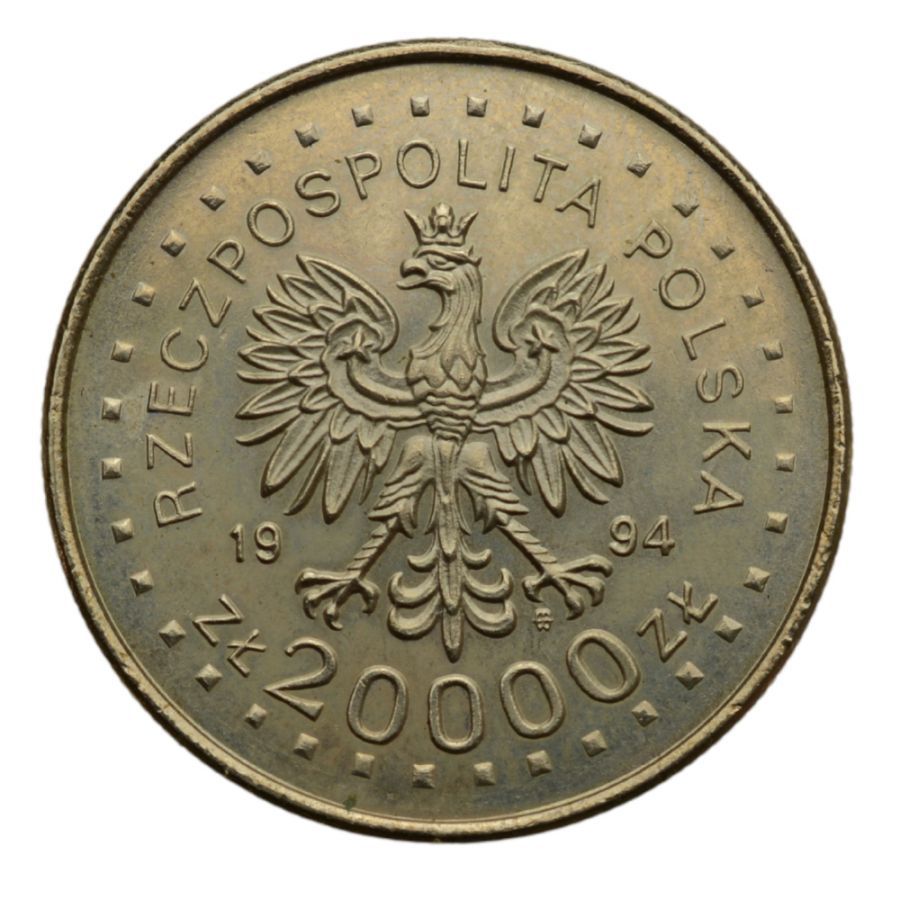 20000 złotych - 200. rocznica Powstania Kościuszkowskiego
