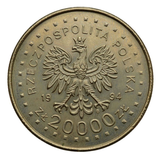 20000 złotych - 200. rocznica Powstania Kościuszkowskiego