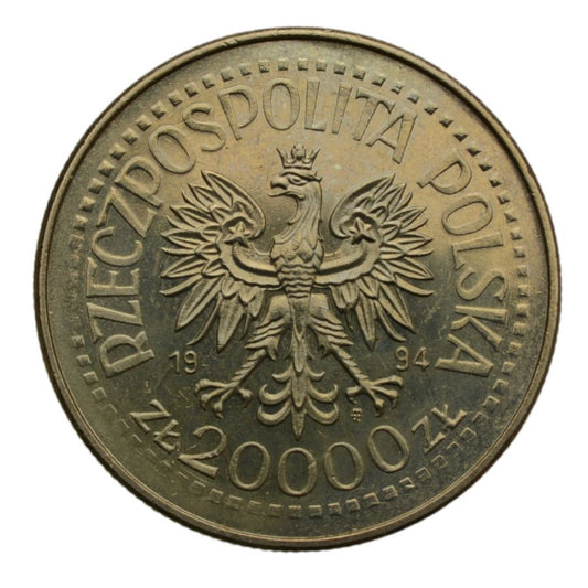 20000 złotych - 75 lat Związku Inwalidów Wojennych RP