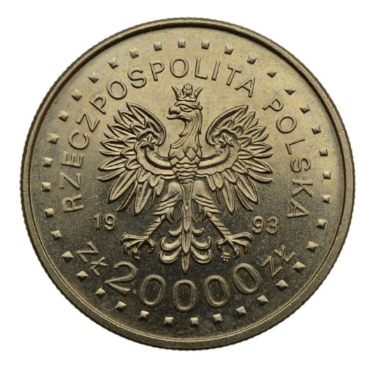 20000 złotych - XVII Zimowe Igrzyska Olimpijskie - Lillehammer 1994