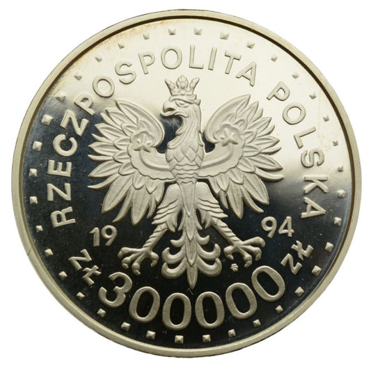 300000 złotych - Święty Maksymilian Kolbe