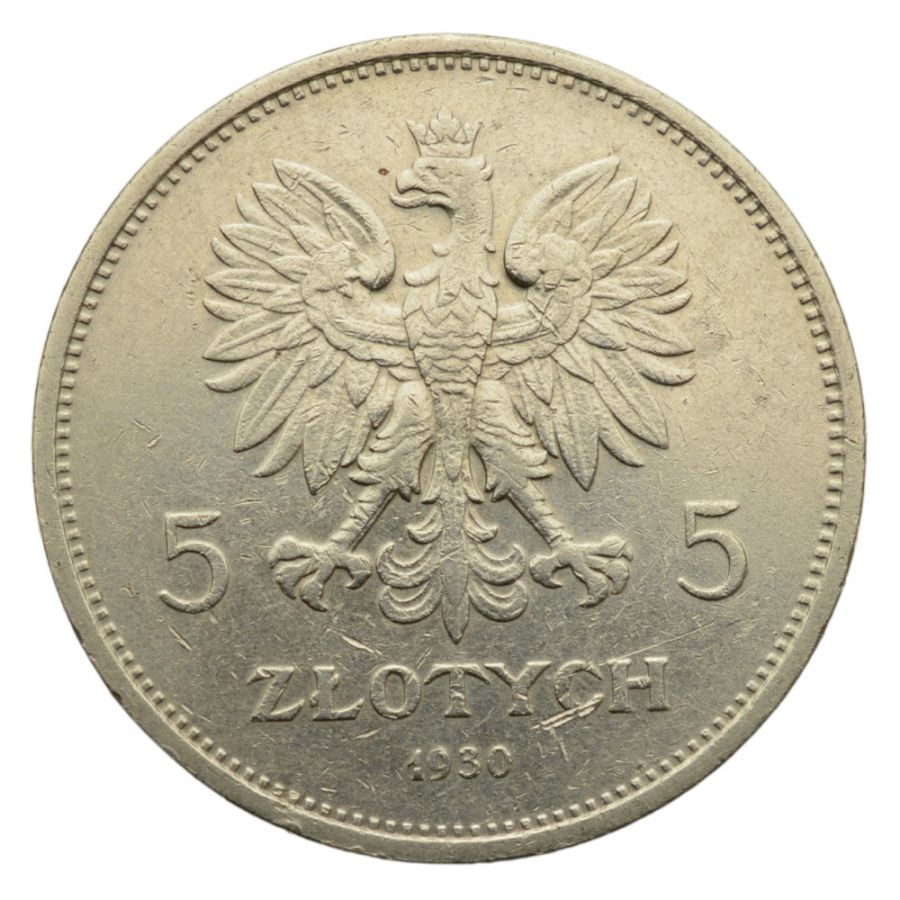 5 złotych 1930 r. - Sztandar (K52)