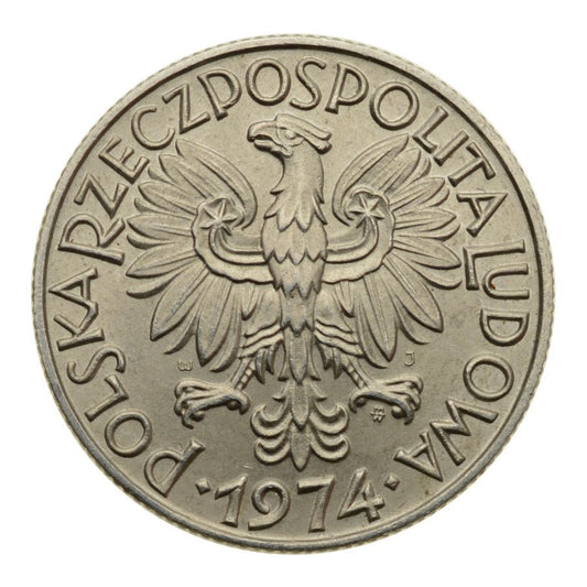 5 złotych 1974 r. - Rybak (M742)