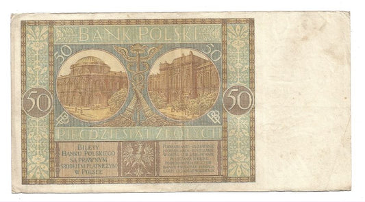 50 złotych 1925 r. - Seria AK (K48)