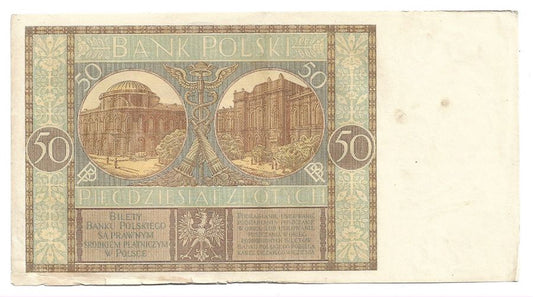 50 złotych 1925 r. - Seria AT (K46)