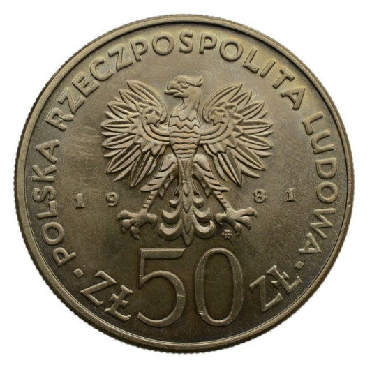 50 złotych 1981 r. - Generał Władysław Sikorski (M324)