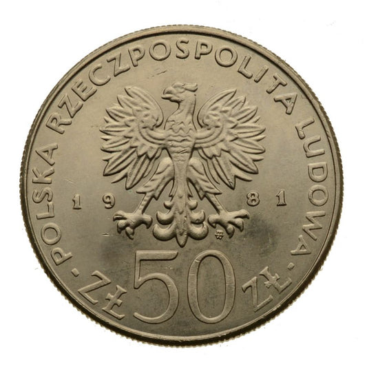 50 złotych 1981 r. - Władysław Herman (M231)