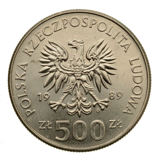 500 złotych 1989 r. - Władysław Jagiełło (M564)
