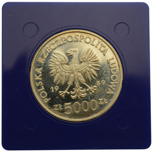 5000 złotych - Władysław Jagiełło (półpostać)