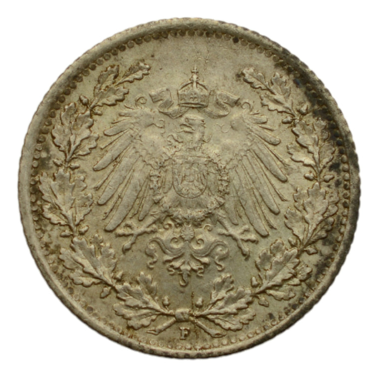 Niemcy - 1/2 Marki 1916 F