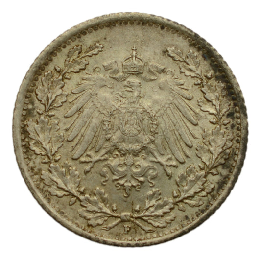Niemcy - 1/2 Marki 1916 F