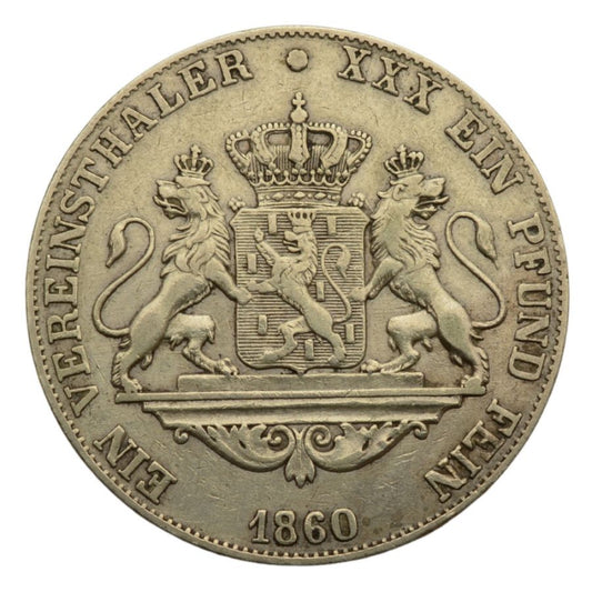 Niemcy - Nassau - Talar 1860 r. - Adolf