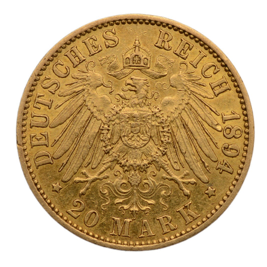 Niemcy - Prusy - 20 marek 1894 A