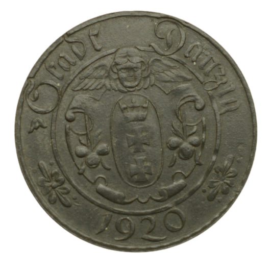 WMG - 10 fenigów 1920 r. (60 perełek) (K65)